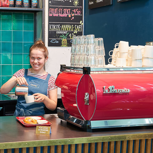 Leckere Kaffeespezialit&auml;ten im Caf&eacute; himmelgr&uuml;n