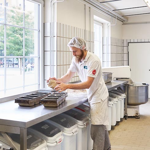Der eigene Produktionsraum f&uuml;r glutenfreie Backwaren.