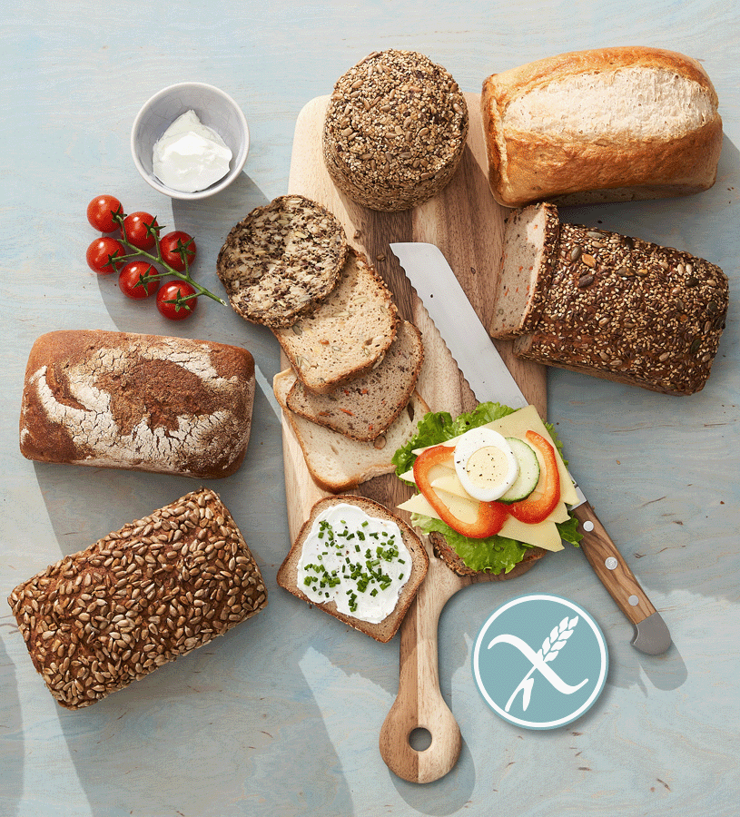 Glutenfreies Brot - gro&szlig;e Auswahl